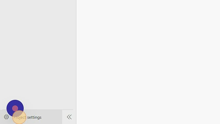 Azure DevOps project settings